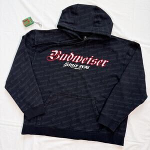 2000's Budweiser Beer Hoodie - L